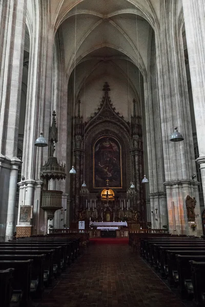 Vienna Austria May 2019 Main Nave Minorite Church Minoritenkirche — Stock Photo, Image