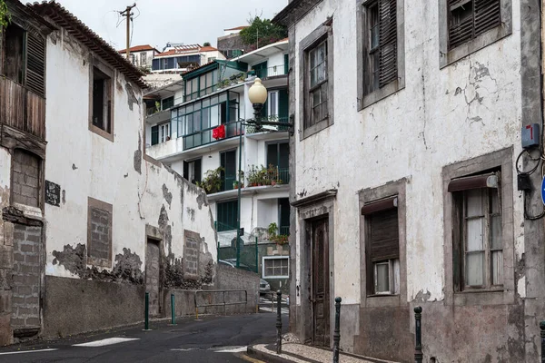 Funchal Portugal Agosto 2021 Esta Una Las Calles Zona Residencial —  Fotos de Stock