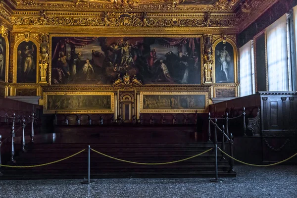 Venice Italy May 2018 Part Senate Hall Palace Doges — 스톡 사진