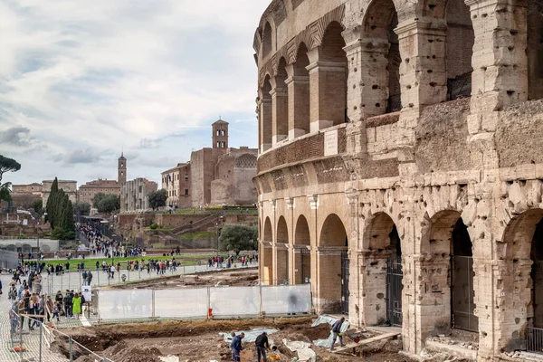 Roma Italia Marzo 2023 Esta Una Vista Las Ruinas Los — Foto de Stock