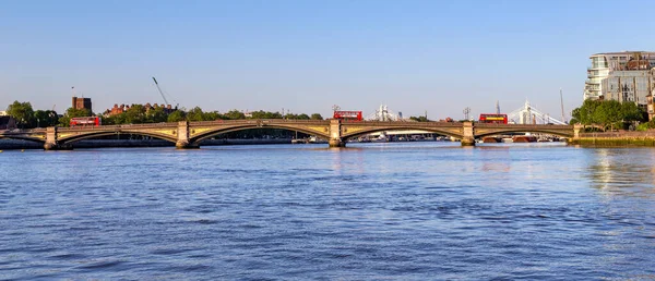 London Großbritannien Mai 2014 Ist Die Battersea Bridge Mit Den — Stockfoto