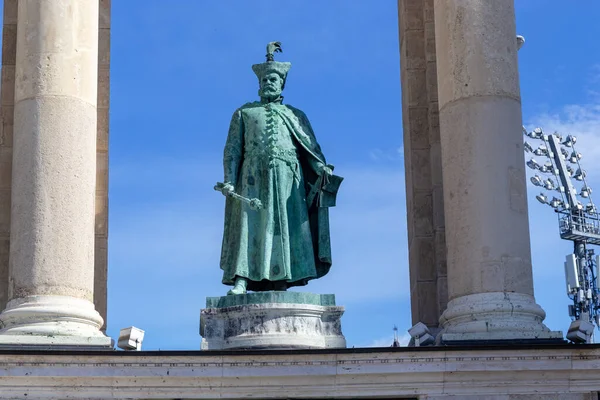 Budapest Ungarn März 2023 Dies Ist Eine Bronzestatue Von Istvan — Stockfoto