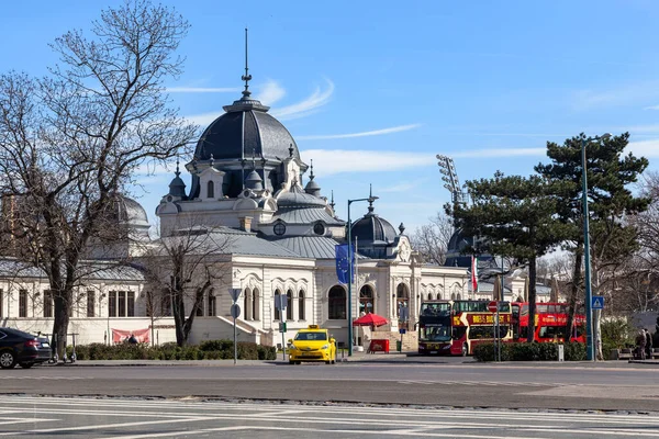 Budapest Hongarije Marth 2023 Dit Een Parkgebouw Voor Recreatie Buurt — Stockfoto