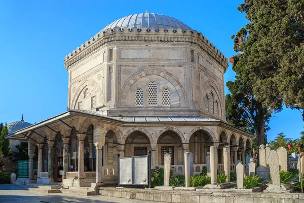 Istanbul Turchia Settembre 2017 Questo Mausoleo Del Sultano Solimano Magnifico — Foto Stock