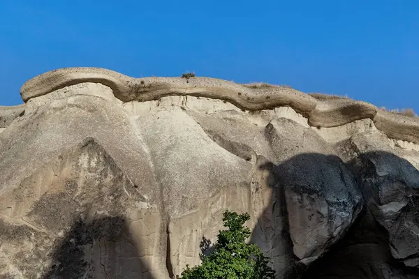 Egy Szokatlan Dombormű Darabja Szerzetesek Völgyében Cappadociában Törökországban — Stock Fotó