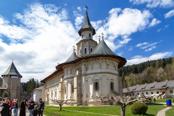 Putna Rumania Abril 2023 Esta Una Iglesia Del Monasterio Estilo — Foto de Stock