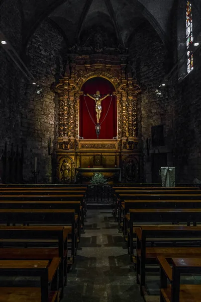 Barcelona España Mayo 2017 Esta Capilla Santa Sangre Interior Basílica — Foto de Stock