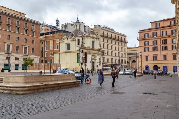 Rome Italy Marth 2023 Tarihi Şehir Merkezinde San Silvestro Meydanı — Stok fotoğraf