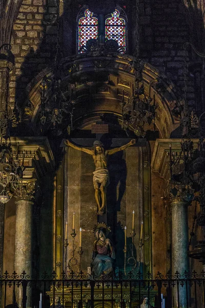 Barcelone Espagne Mai 2017 Est Chapelle Notre Dame Des Douleurs — Photo