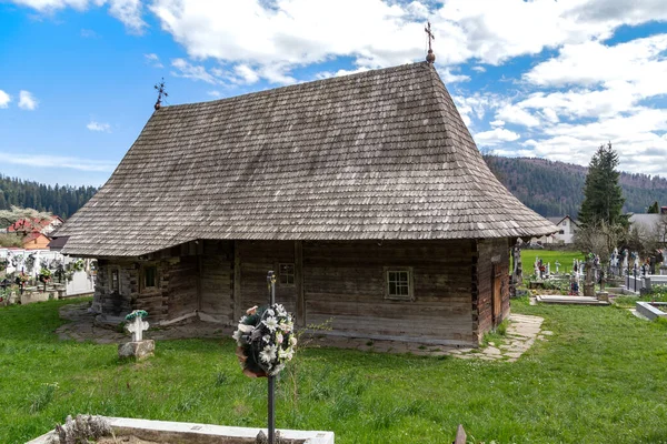 Putna Rumänien April 2023 Handelt Sich Eine Gut Erhaltene Holzkirche — Stockfoto