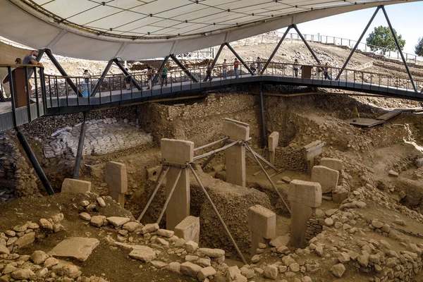 Gobekli Tepe Turquia Outubro 2020 Este Sítio Arqueológico Maior Mais Fotografia De Stock