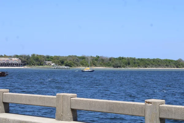 Vista Paisagem Baía Escambia Pensacola Florida — Fotografia de Stock