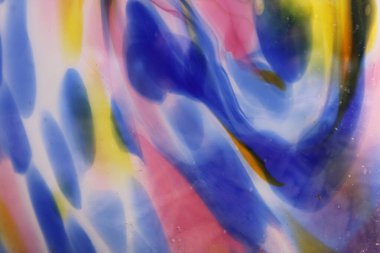 Farklı Şekil ve Çizgilere sahip Çoklu Renkli Soyut Arkaplan. 