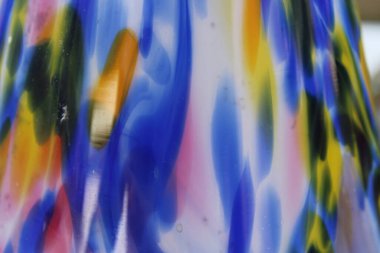 Farklı Şekil ve Çizgilere sahip Çoklu Renkli Soyut Arkaplan. 