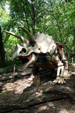 Dinozor, hayvanat bahçesindeki dinozor