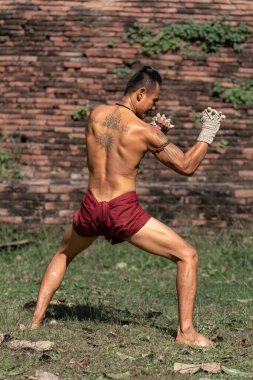 Portrait of Muay Thai martial arts