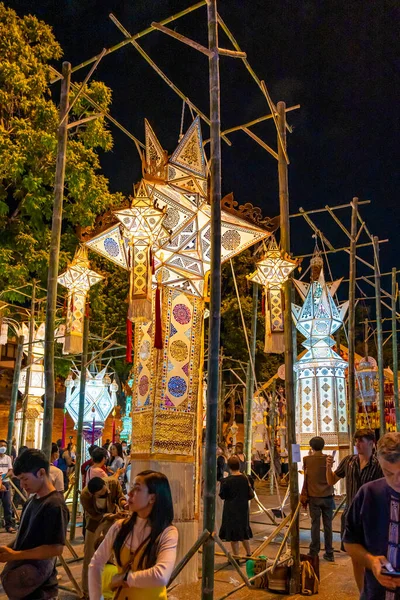 Chiang Mai Tailândia Novembro 2022 Turistas Aproveitam Seu Tempo Para — Fotografia de Stock