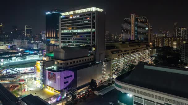 Bangkok Thailand January 2023 Time Lapse View Bangkok High Rises — Vídeo de stock