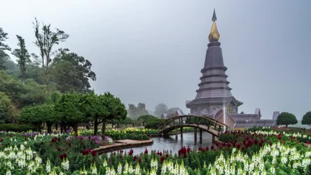 Chiang Mai Ταϊλάνδη Φεβρουαρίου 2023 Χρονικό Κενό Άποψη Της Μετακίνησης — Αρχείο Βίντεο