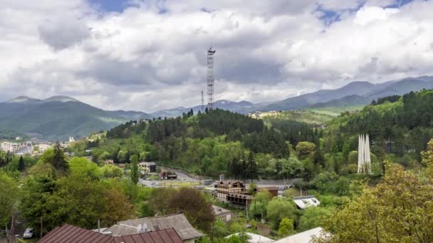 Дилижан Армения Мая 2023 Года Красивый Вид Город Дилижан Армении — стоковое видео