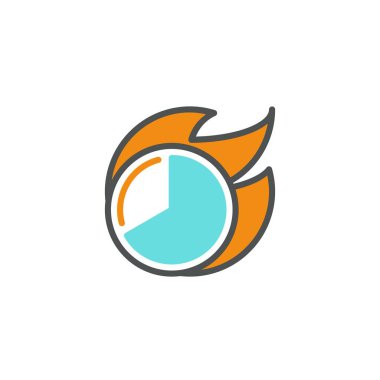 Bu simge zaman, son teslim tarihi, zaman ve benzeri konular için uygundur.