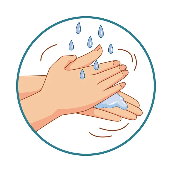 Hand Hygiene Most Basic Medical Protection Technology Also One Measures — Stock Photo, Image