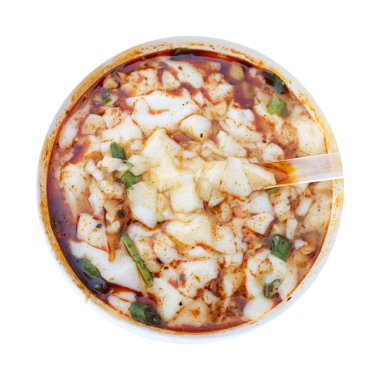 Douhua, aynı zamanda jöleli fasulye sütü olarak da bilinir, sarı soya sütü akıntısından sonra oluşan bir jöle türüdür. Tofudan daha yumuşaktır ve Çinlilerin en sevdiği aperatiftir..