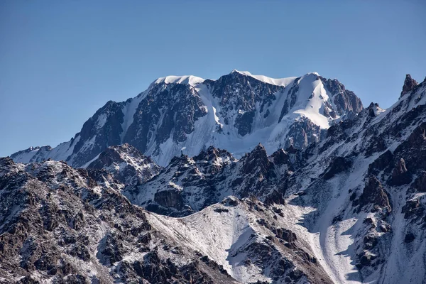Пік Талгара 5017 Найвища Гора Регіоні Алмати — стокове фото