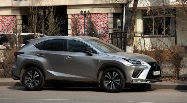 Hareket halindeki yolcu vagonu bulanık arkaplan.