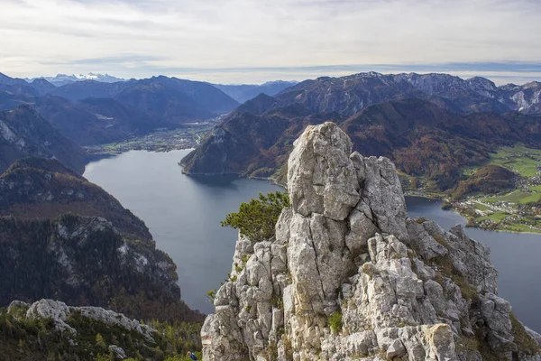 Traunstein Gölü ve Alpler, Yukarı Avusturya, Avusturya