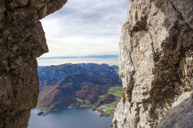 Traunstein Gölü ve Alpler, Yukarı Avusturya, Avusturya