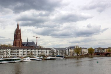 Frankfurt am Main, Hesse, Almanya 'nın güzel manzarası