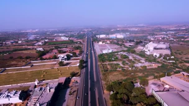 National Highway Drone View — Vídeo de Stock