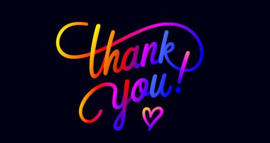 Teşekkür ederim. Bayram Şükran Günü için el yazısı. Klasik grafik, afiş, poster. Tebrik kartı kaligrafisi teşekkür ederim, Şükran Günü için kartpostal. Vektör İllüstrasyonu