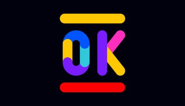 - Tamam. Komik afiş, konuşma balonu, poster etiketi konsepti. Geometrik renkli eğlence tarzı. Parlak bir gece partisi. Mesajla tamam. İfade, metin, mesaj Tamam. Vektör İllüstrasyonu