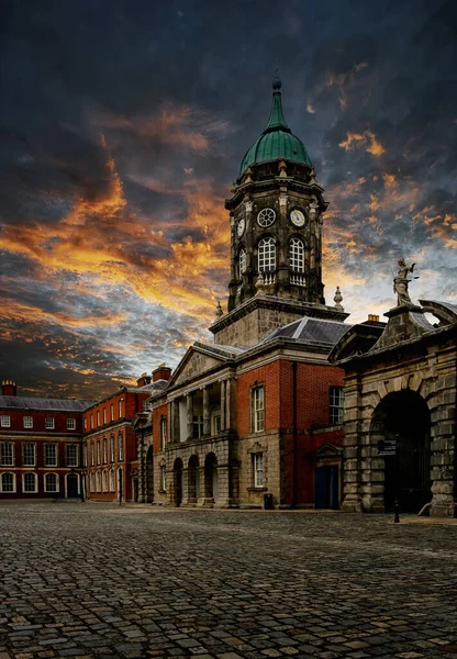 Dublin Kalesi Nin Salonundaki Bedford Kulesi Nde Harika Bir Akşam — Stok fotoğraf