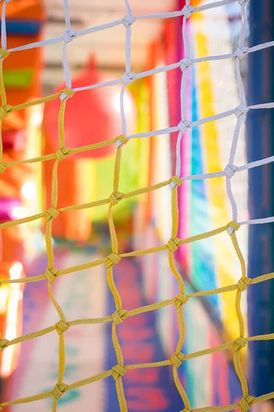 Colorful Plastic Background Children Playground — Stock Photo, Image