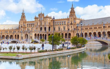 Plaza de Espana, Sevilla, İspanya
