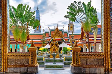 Wat Phra Kaew, Zümrüt Buddha Tapınağı, Bangkok, Tayland