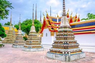 WAT pho Tapınağı, bangkok, Tayland. yatan Buda Tapınağı