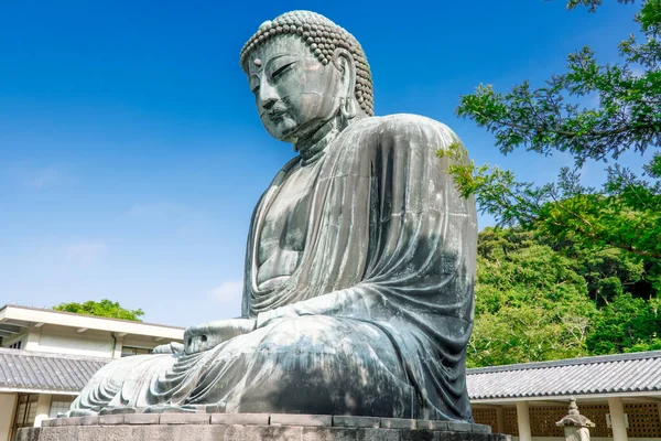 Gran Buda Del Templo Kotokuin Kamakura Japón Imagen de stock