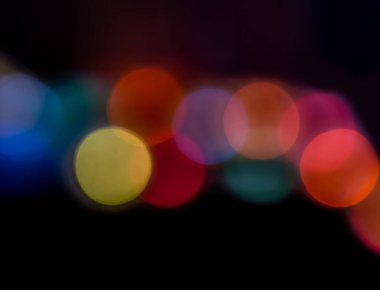 Odaklanamayan ışıklarla renkli arkaplan