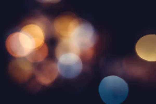 ufuk bokeh şehir ışıkları