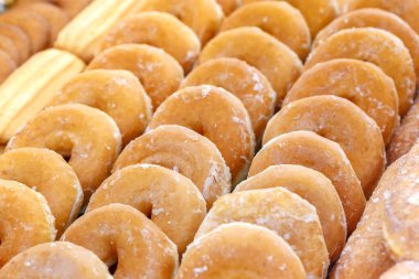 Şeker zeminli lezzetli çörekler..