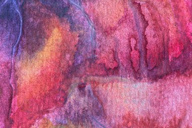 Soyut suluboya makro doku arka planı. El boyası suluboya arka plan