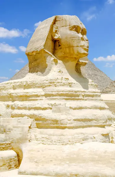 Grote Sfinx Van Gizeh Egypte — Stockfoto