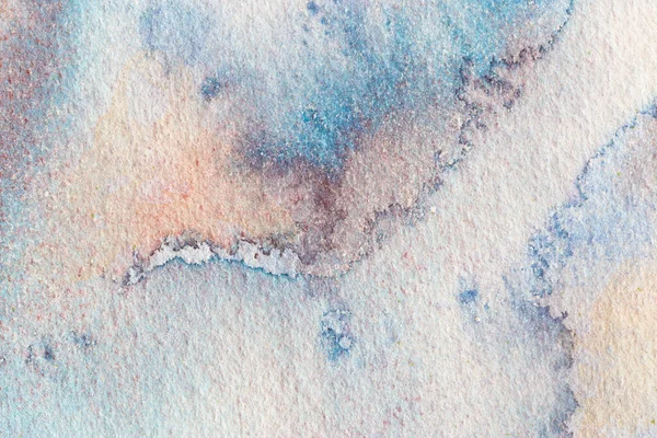 抽象的な水彩マクロテクスチャの背景 手塗りの水彩の背景 — ストック写真