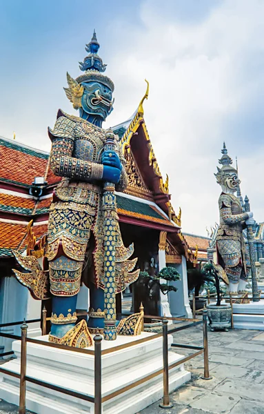 Wat Phra Kaew Templo Esmeralda Buda Wat Phra Kaew Bangkok — Fotografia de Stock