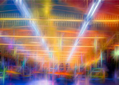 Renkli soyut satır arkaplanı. Soyut düz çizgiler