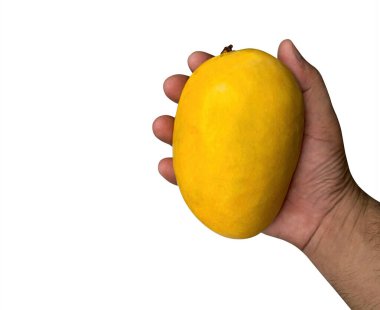 Kopyalama alanı ya da negatif boşluk ile elde mango.